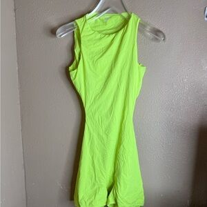 Skims soft lounge romper onesie neon yellow 3x